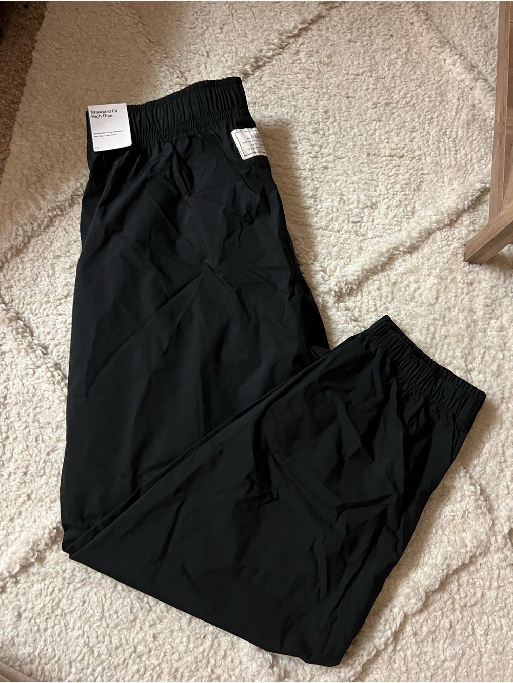 Nike Black Track Pants with Elastic Waist